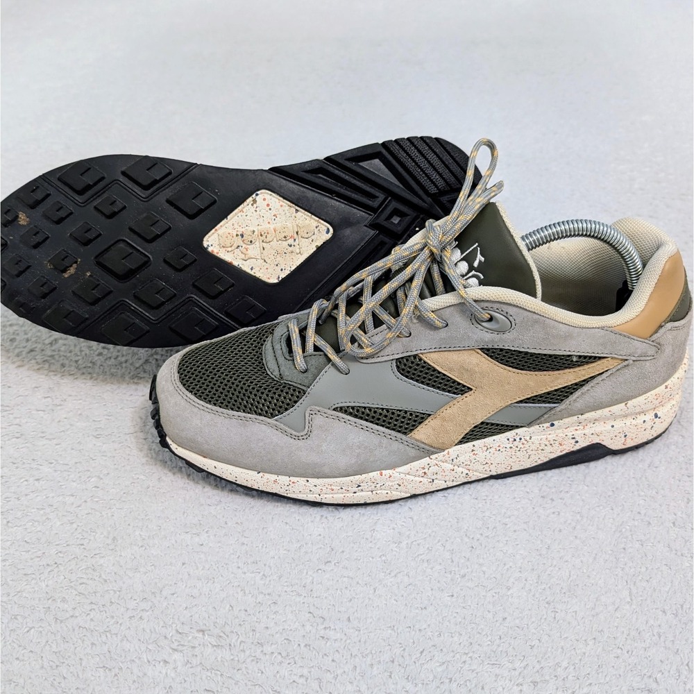 Diadora 175092-75035 Eclipse Premium Mens 10.5 Sneakers Shoes Casual Beige Juta